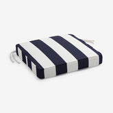 Replacement Boxed Edge Chair Cushion - Cabana Midnight, 18 in. x 18 in.
