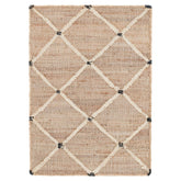 Kali Handwoven Jute Rug - Brown, 5' x 8'