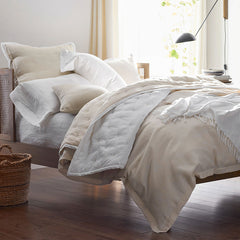 Premium Breathable Relaxed Linen Sham - Parchment, Standard