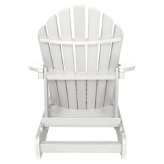 Folding and Reclining Adirondack Chair - White