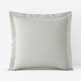 Classic Stripes and Plaids Cool Yarn-Dyed Cotton Percale Sham - Stripe Green, Euro