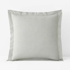 Classic Stripes and Plaids Cool Yarn-Dyed Cotton Percale Sham - Stripe Green, Euro
