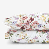 Nature's Bouquet Classic Smooth Sateen Pillowcase Set - Cream Multi, King