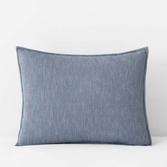 Mini Waffle Sham - Denim Blue, Standard