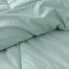 Classic Cool Cotton Percale Comforter - Sea Mist, Full