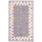 Dotted Stripe Hand Tufted Wool Rug - Gray Multi, 3' x 5'