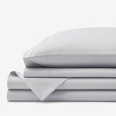 Classic Smooth Wrinkle-Free Sateen Bed Sheet Set - Gray Mist, Twin XL