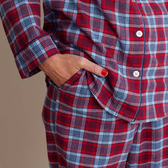 Family Flannel Women's Button-Down Pajama Set - Nantucket, XXXL