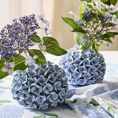Hydrangea Bud Vases, Set of 2 - Blue