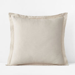 Premium Breathable Relaxed Linen Sham - Parchment, Euro