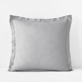 Premium Breathable Relaxed Linen Sham - Gray, Euro