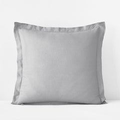 Premium Breathable Relaxed Linen Sham - Gray, Euro