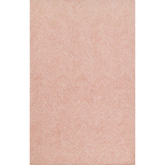 Herringbone Hand Tufted Wool Rug - Pink, 3' 6" x 5' 6"