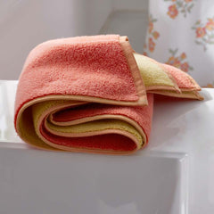 Reversible Solid Bath Towel - Coral