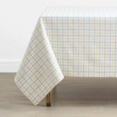 Classic Plaids Yarn-Dyed Tablecloth - Graph Plaid Yellow, 70 in. x 108 in.