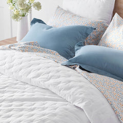 Pintuck Quilted Sham - White, Standard