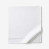 Luxe Smooth Egyptian Cotton Sateen Flat Bed Sheet - White, Twin/Twin XL