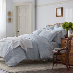 Leonie Duvet Cover - Blue, King/Cal. King