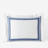Double Border Premium Smooth Supima® Cotton Wrinkle-Free Sateen Sham - Blue Dusk, King