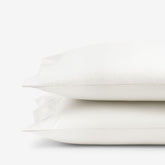 Classic Smooth Wrinkle-Free Sateen Pillowcase Set - Creme, King