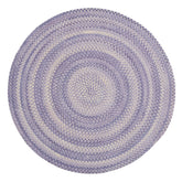 Bambini Braided Chenille Rug - Periwinkle, 5' Round