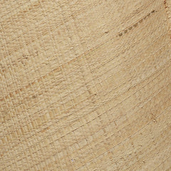 Raffia Scalloped Lamp Shade - Natural, Small