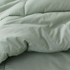 Classic Cool Cotton Percale Comforter - Thyme, Twin/Twin XL