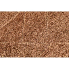 Relief Hand Tufted Wool Rug - Rust, 8' Runner