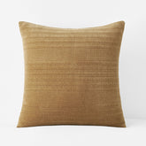 Line Stitch Velvet Quilted Sham - Gold, Euro