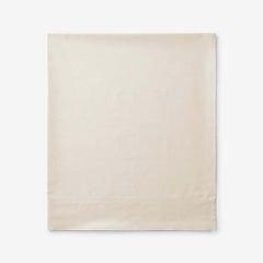 Premium Cool Supima® Cotton Percale Deep Pocket Flat Bed Sheet - Oatmeal, Queen