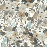 Garden Party Traditional Wallpaper - Linen Multi, Roll
