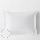 Hewett Luxe Smooth Egyptian Cotton Sateen Sham - White, Standard