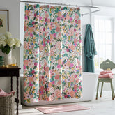 Garden Party Classic Cool Cotton Percale Shower Curtain - Multi