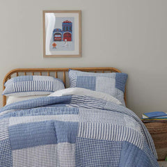 Fire Station Wall Art - Blue