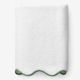 Scalloped Edge Bath Sheet - Green