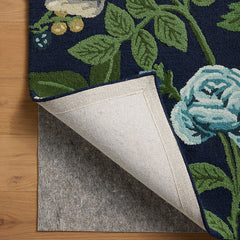 Highgrove Wool Rug - Navy, 7' 9" x 9' 9"