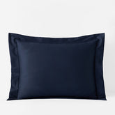 Premium Smooth Supima® Cotton Wrinkle-Free Sateen Sham - Navy, King