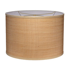 Natural Raffia Lamp Shade - Natural, Small