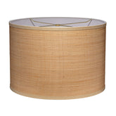 Natural Raffia Lamp Shade - Natural, Medium