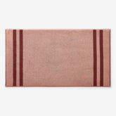 Mirage Aegean Cotton Reversible Stripe Bath Mat - Caramel, 20 in. x 36 in.
