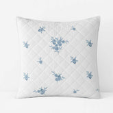 Brinda Floral Quilted Sham - White, Euro