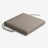 Replacement Knife Edge Chair Cushion - Taupe, 21 in. x 19 in.