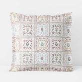 Lottie Classic Cool Cotton Percale Sham - Ivory Multi, Euro