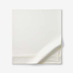 Luxe Smooth Egyptian Cotton Sateen Flat Bed Sheet - Cream, King/Cal. King