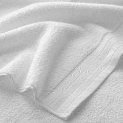 Plush Spa Solid Bath Towel - White