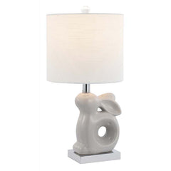 Ceramic Animal Table Lamp - Gray, Bunny
