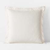 Classic Smooth Rayon Made From Bamboo Sateen Sham - Ivory, Euro