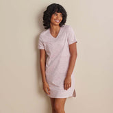 Printed Pima Cotton Women's Nightgown - Damask Scroll, XXL
