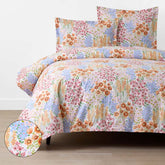 Garden Jubilee Classic Cool Cotton Percale Duvet Cover - Multi, Full/Queen