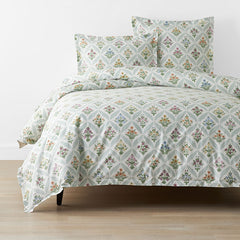 Estee Garden Classic Smooth Sateen Duvet Cover - Ivory Multi, King/Cal King